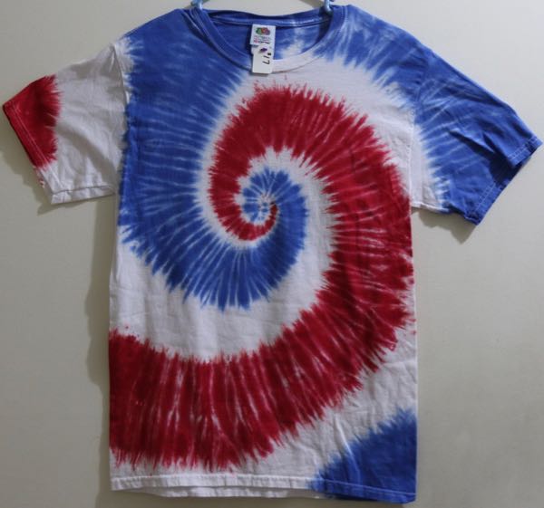 Picture of Red,White, Blue Spiral pattern